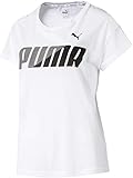 PUMA Damen Modernes Sport T-Shirt, Weiß, X-Klein *